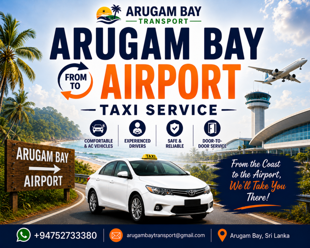 Arugam Bay to Airport Taxi
